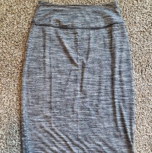Athleta Midi Skirt soft Heather Gray Size Small
